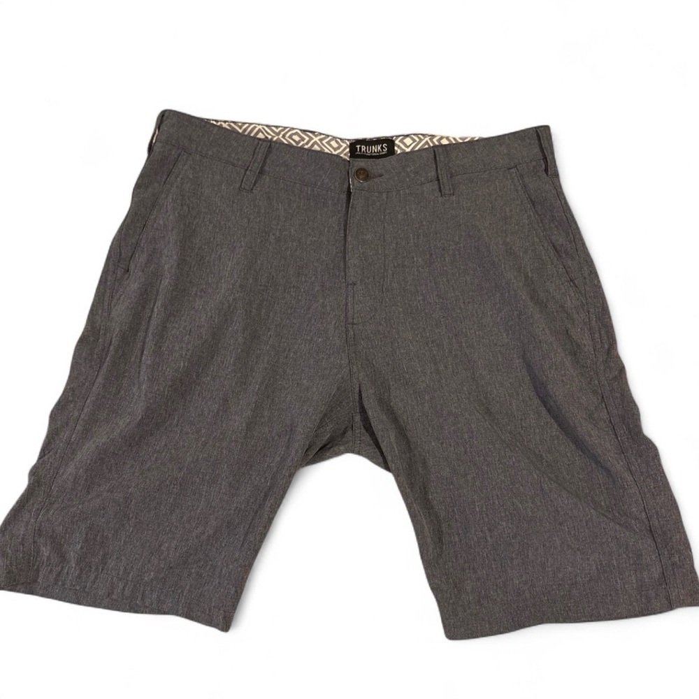 TRUNKS Multi Functional Shorts Mens Tag 32 Fits 35x9 Gray Casual Surf Activewear